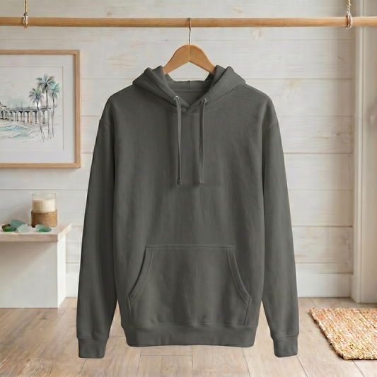 Heavyweight Garment-Dyed Hoodie – Rise + Shine Midnight Navy