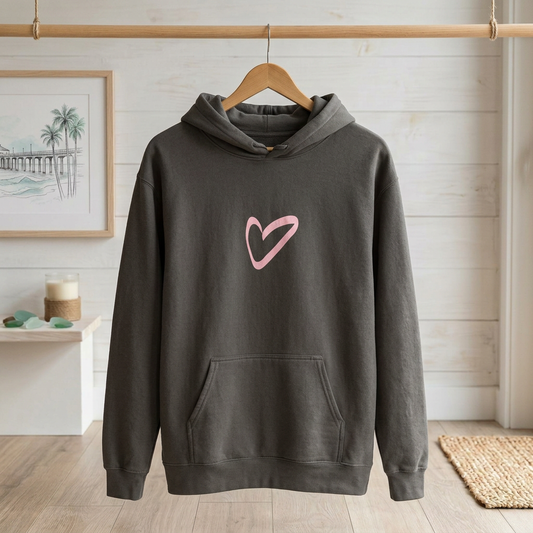 Choose Love Double-Sided Garment-Dyed Hoodie
