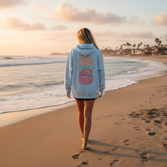 Sunny Days Ahead - Sorbet, Pull-Over Hoodie
