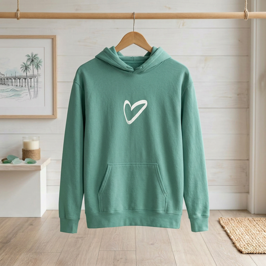 Choose Love Double-Sided Garment-Dyed Hoodie