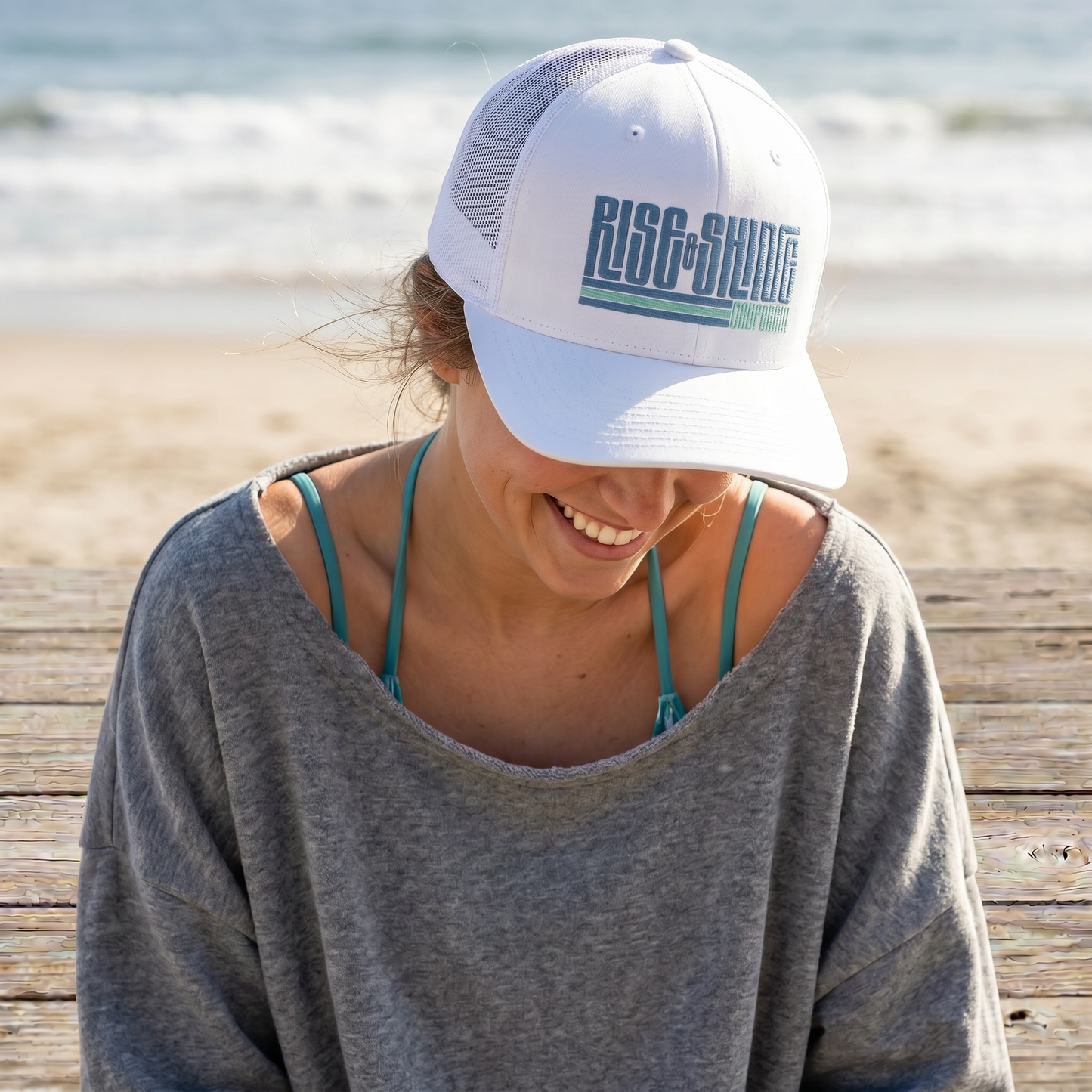 Rise & Shine Cali Trucker Cap - V4
