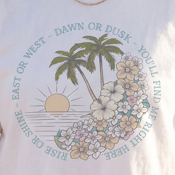 I'll Be Here Classic T-Shirt - Ocean Blues