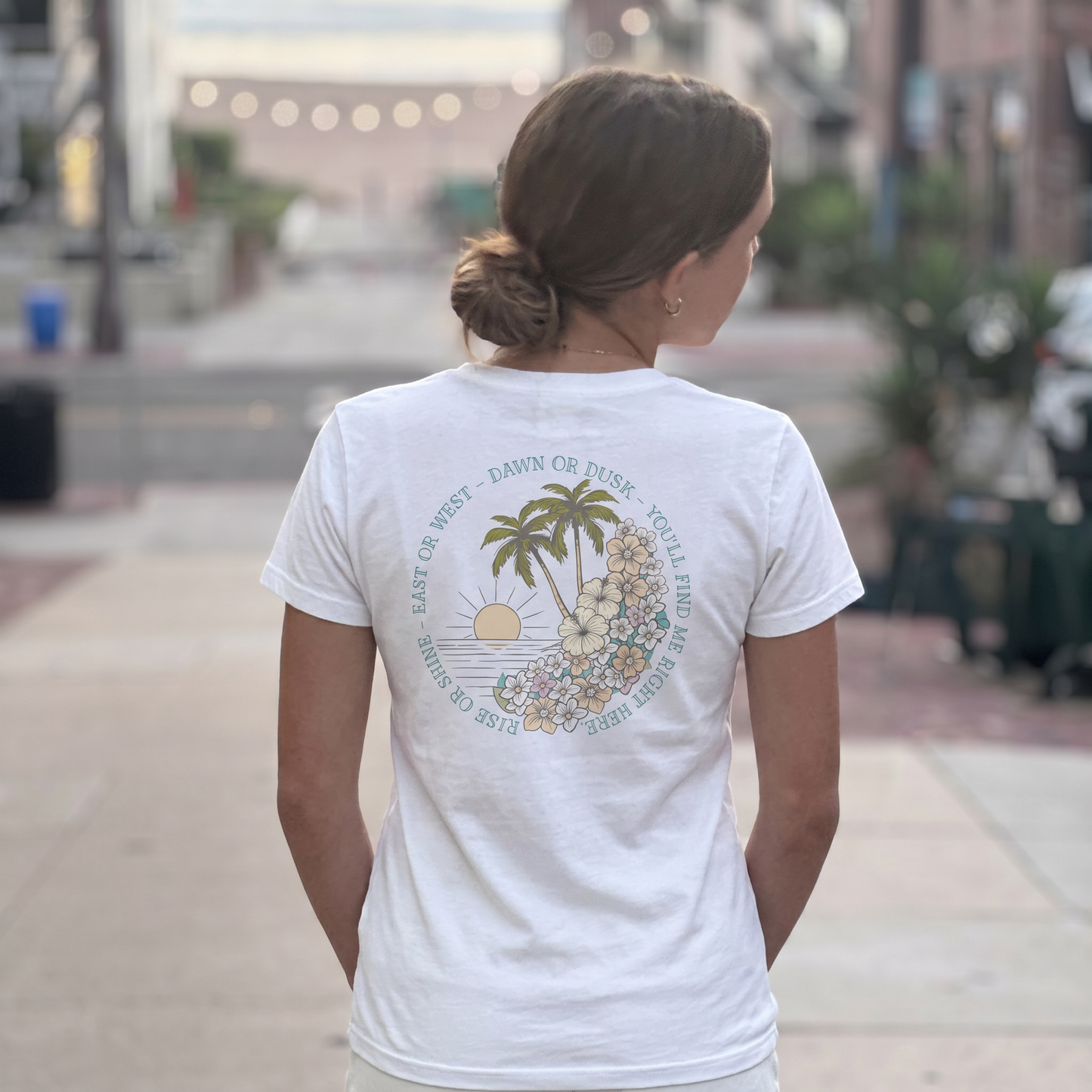 I'll Be Here Classic T-Shirt - Ocean Blues