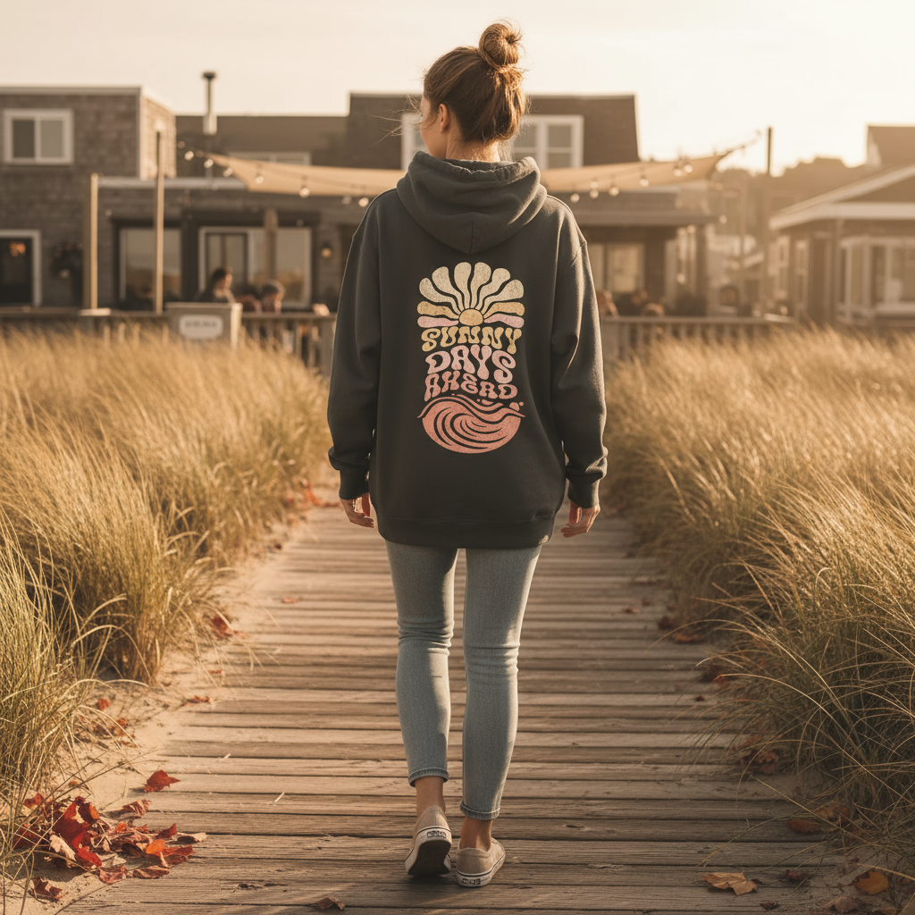 Sunny Days Ahead - Sandstone, Pull-Over Hoodie