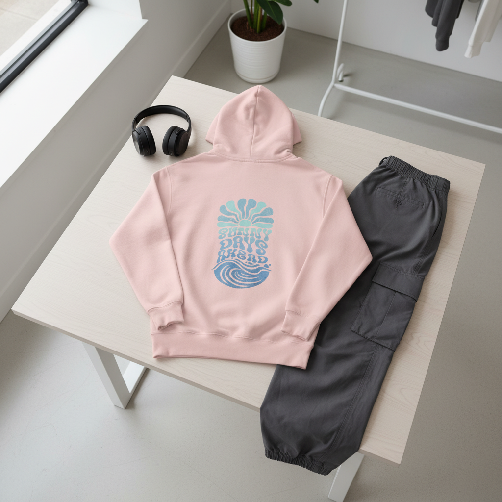 "LOW TIDE" in Light Pink