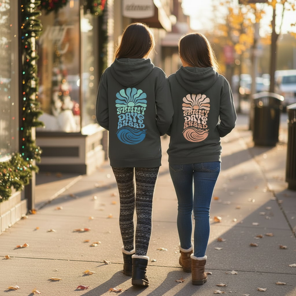 Sunny Days Ahead - Sandstone, Pull-Over Hoodie