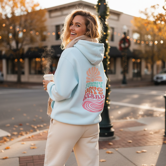 Sunny Days Ahead - Sorbet, Pull-Over Hoodie