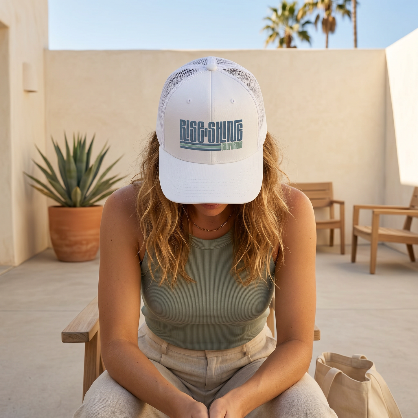 Rise & Shine Cali Trucker Cap - V4