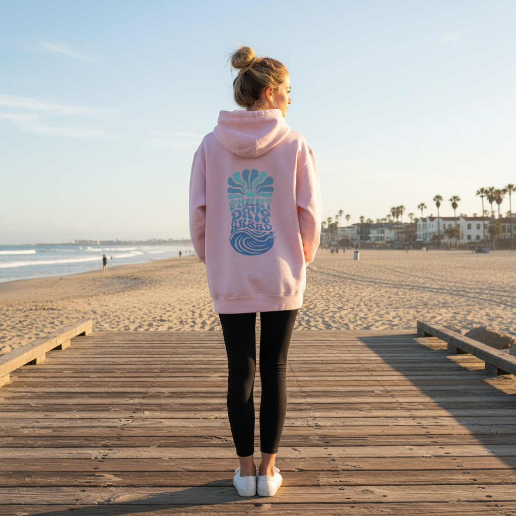 "LOW TIDE" in Light Pink