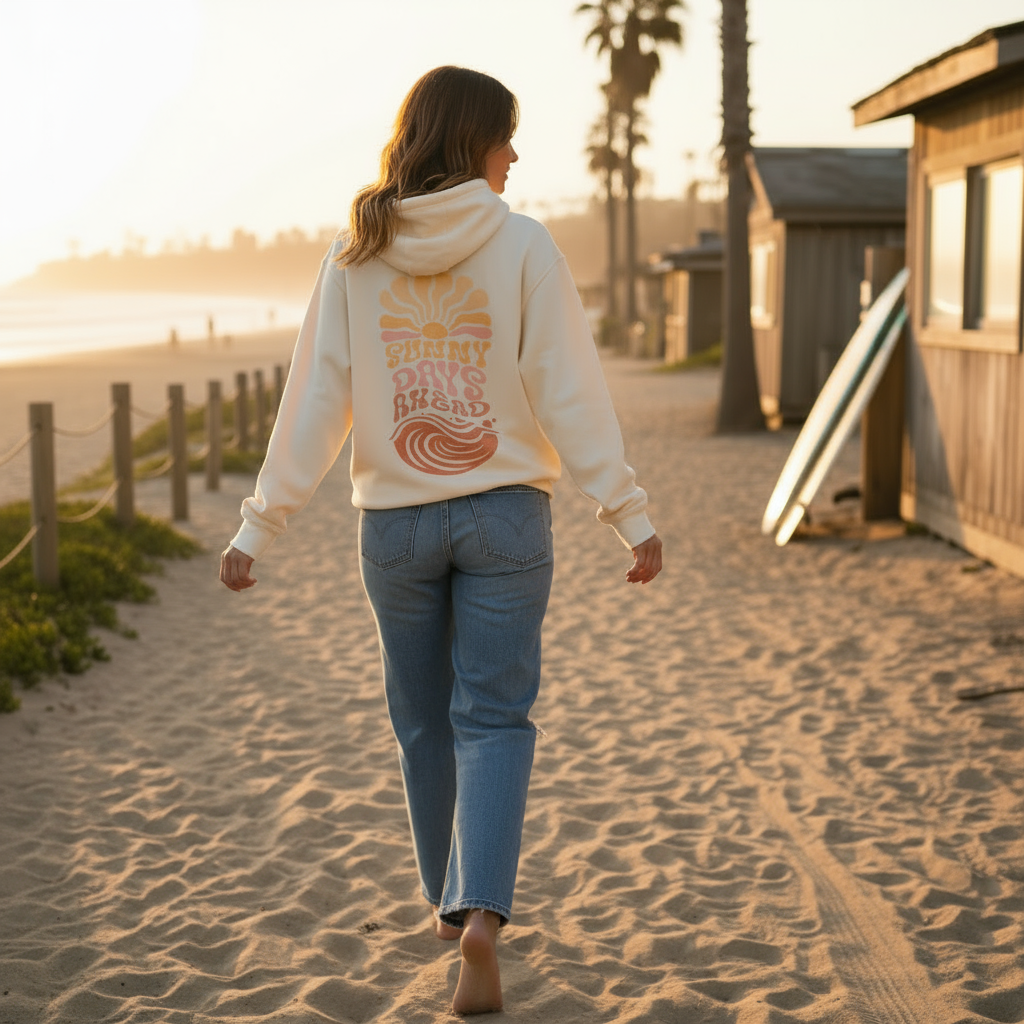 Sunny Days Ahead - Sandstone, Pull-Over Hoodie
