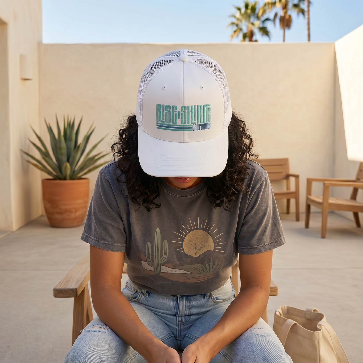 Rise & Shine Cali Trucker Cap - V5