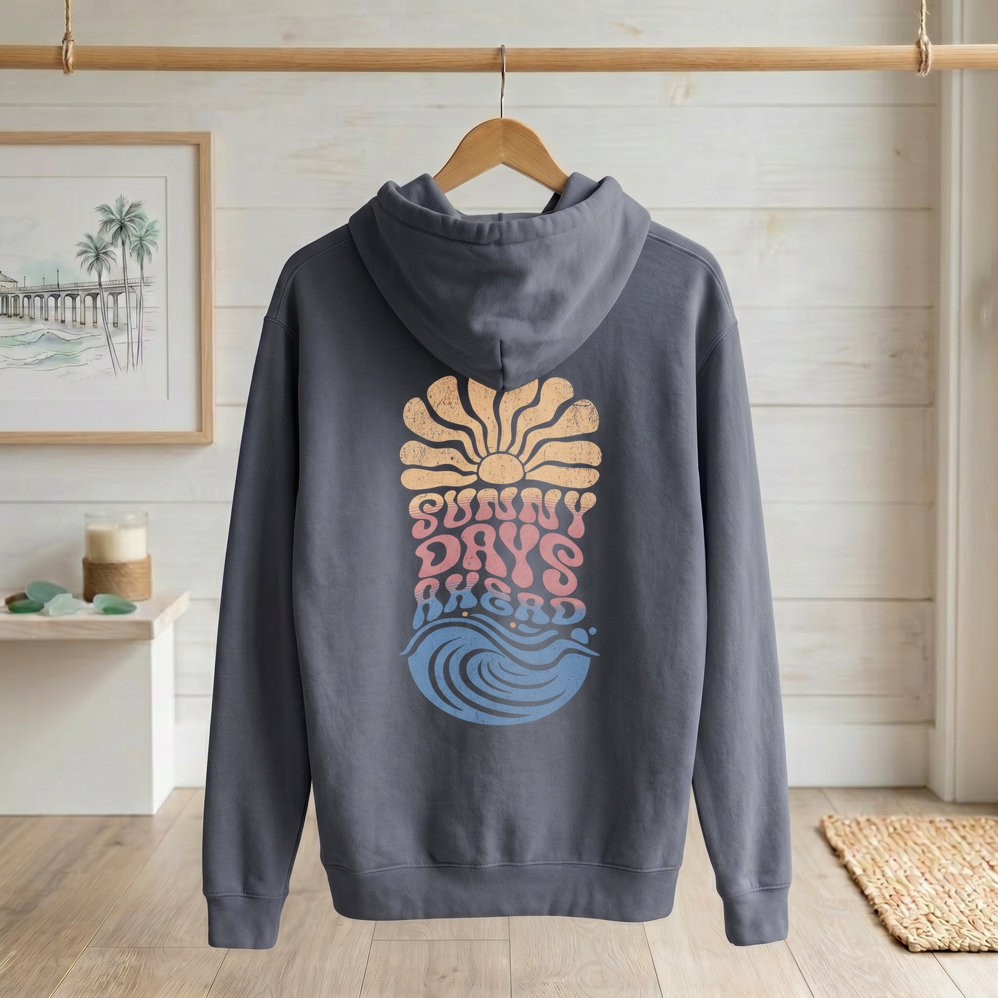 Garment-Dyed Beach Hoodie – Coastal