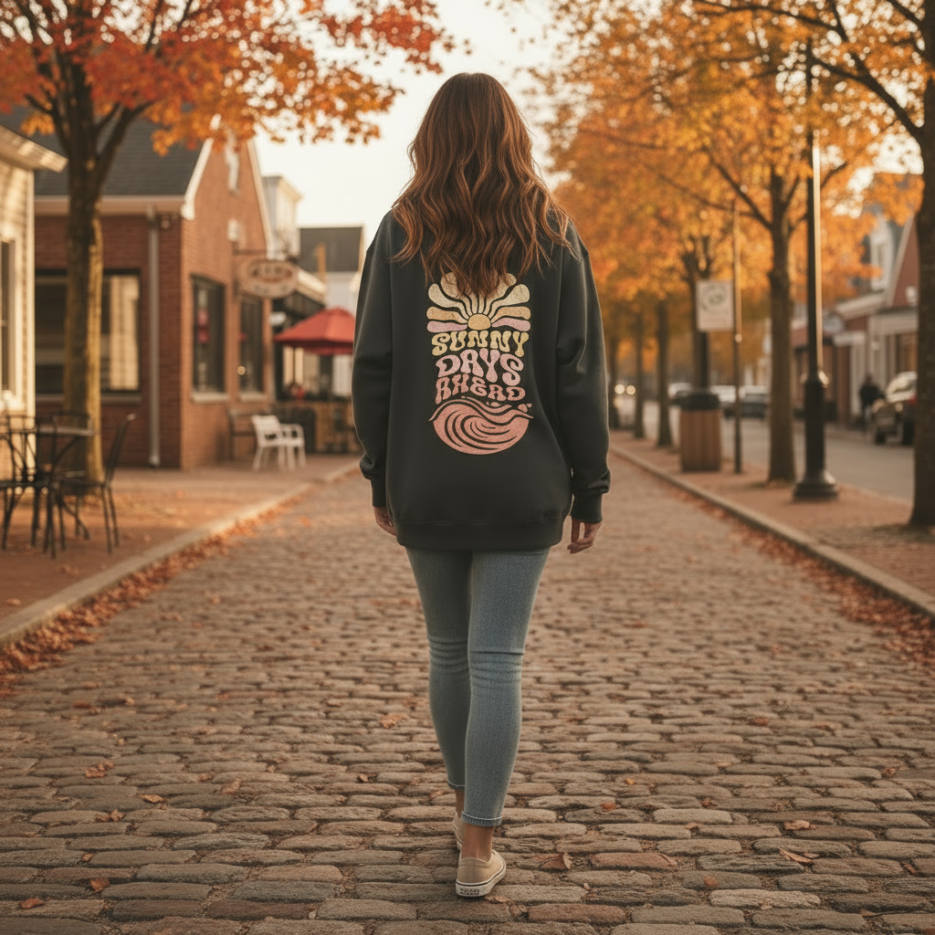 Sunny Days Ahead - Sandstone, Pull-Over Hoodie