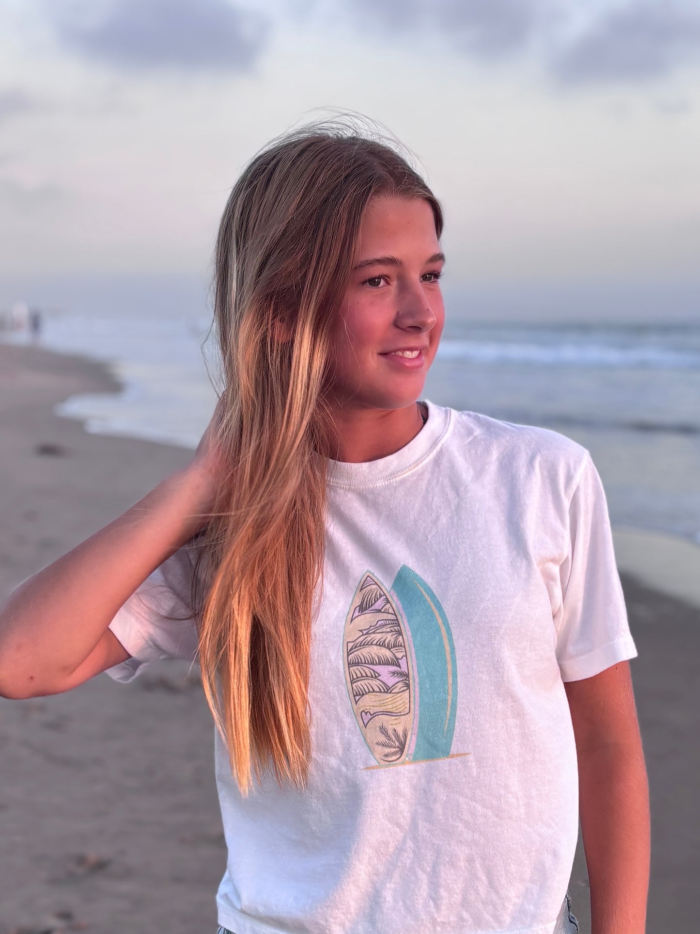 Surfboard Boxy Tee