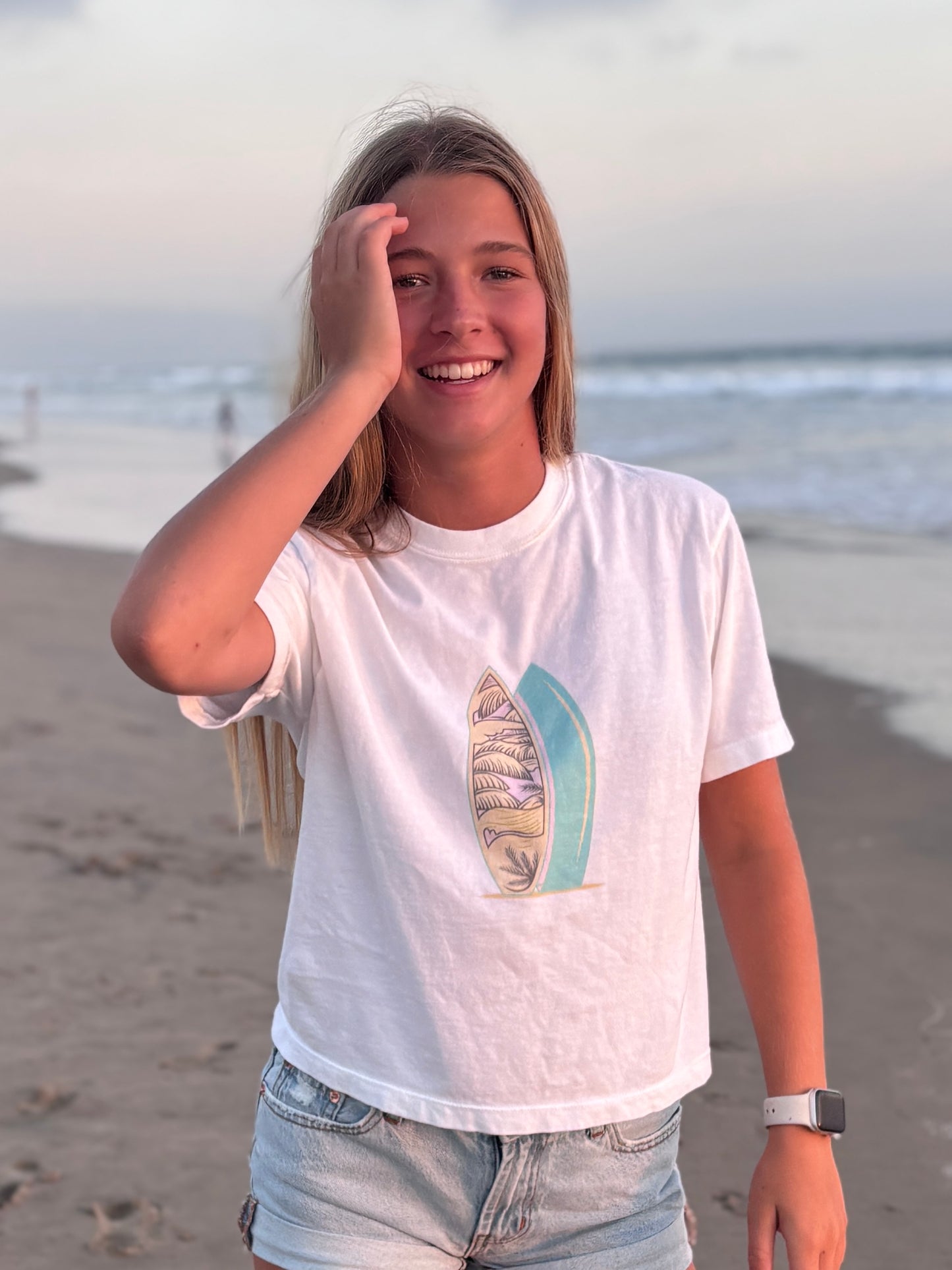 Surfboard Boxy Tee