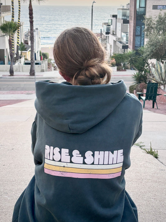 Heavyweight Garment-Dyed Hoodie – Rise+Shine