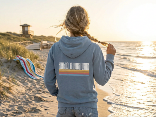 Hello Sunshine, Blue Jean Hoodie