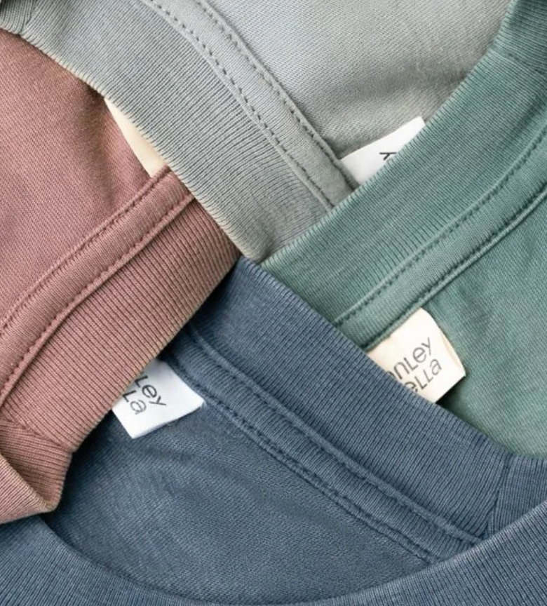 Garment-Dyed T-Shirt – Rise + Shine Anthracite & Deep Teal