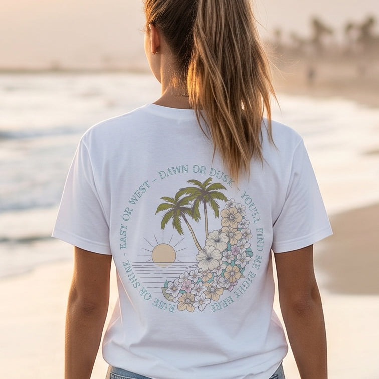 I'll Be Here Classic T-Shirt - Ocean Blues