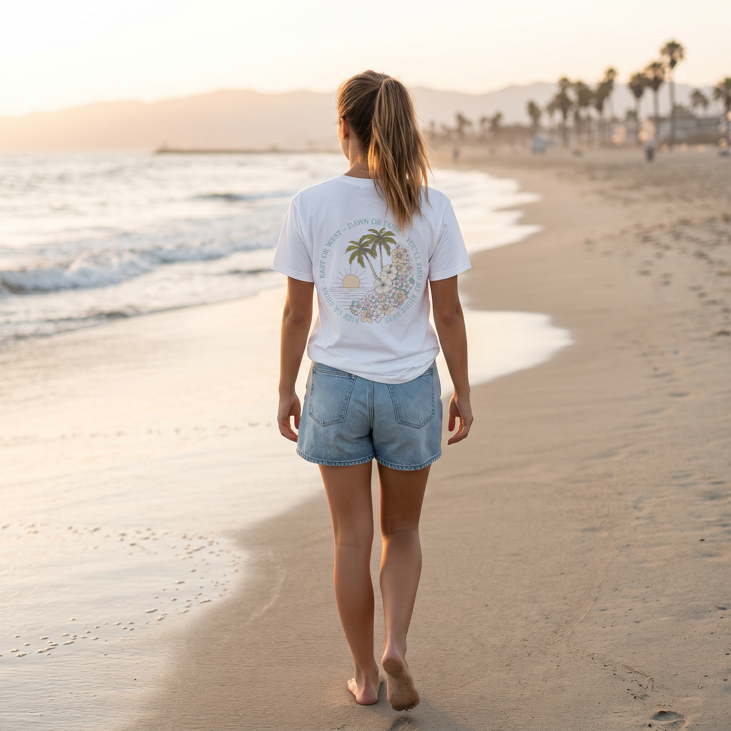 I'll Be Here Classic T-Shirt - Ocean Blues