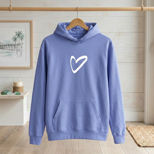 Choose Love Double-Sided Garment-Dyed Hoodie