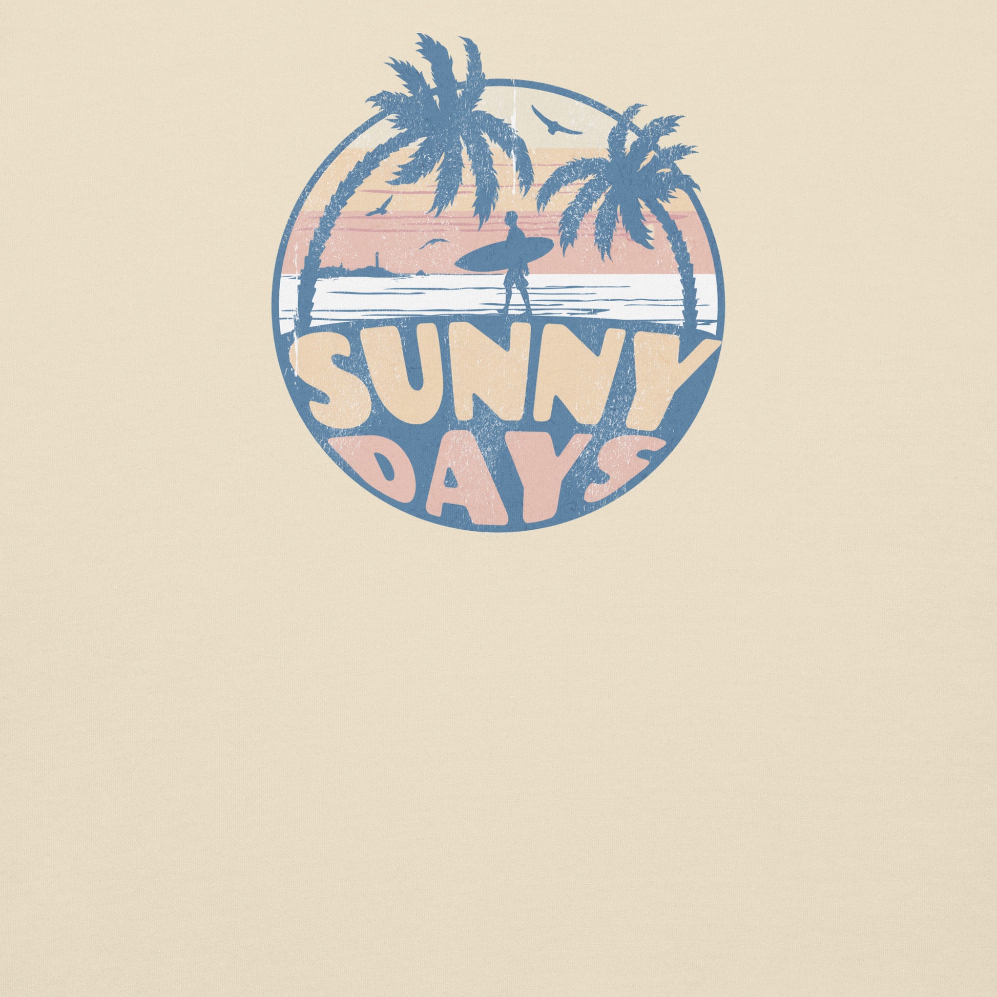 Sunny Days Surfer Series Hoodie in the color "Bone"