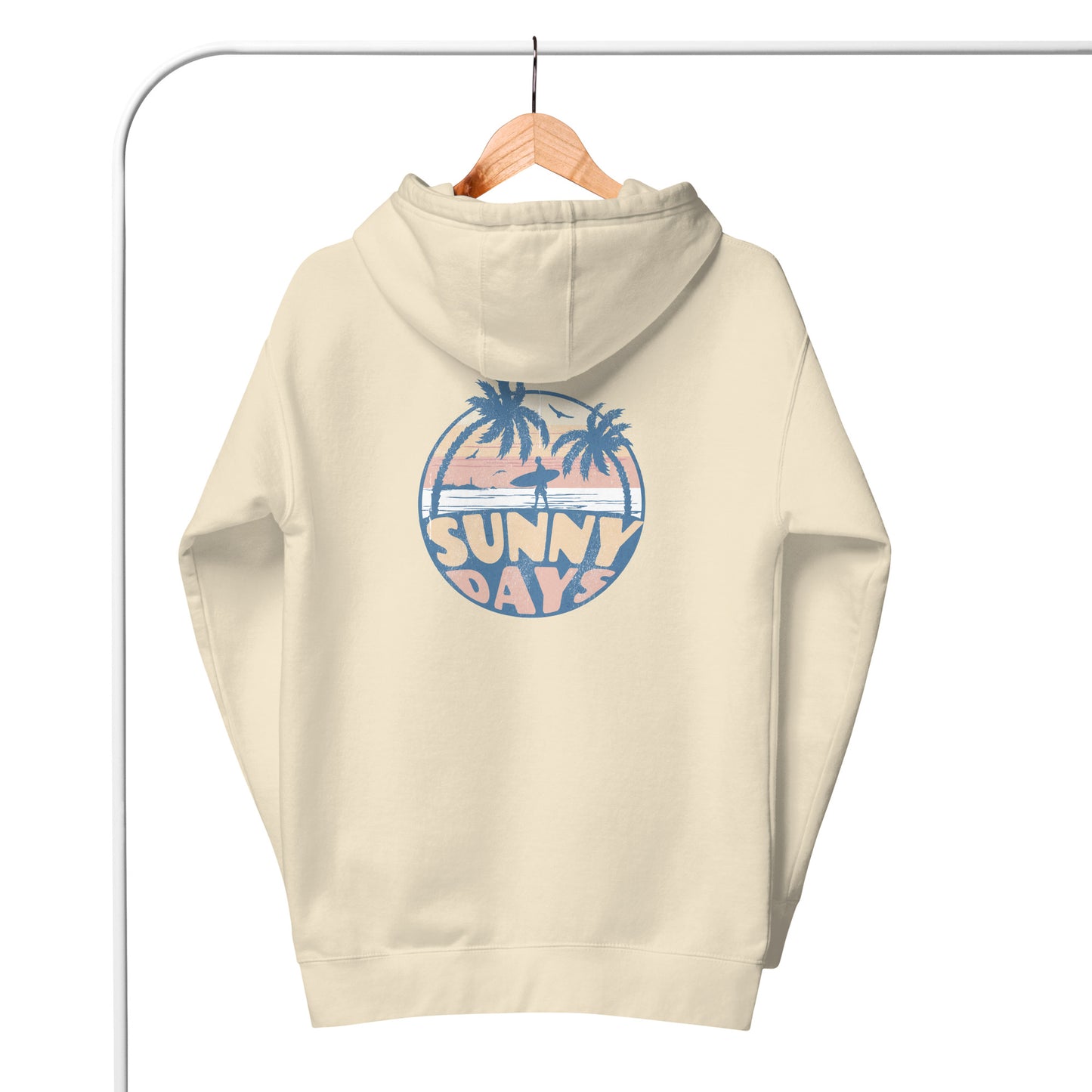 Sunny Days Surfer Series Hoodie in the color "Bone"