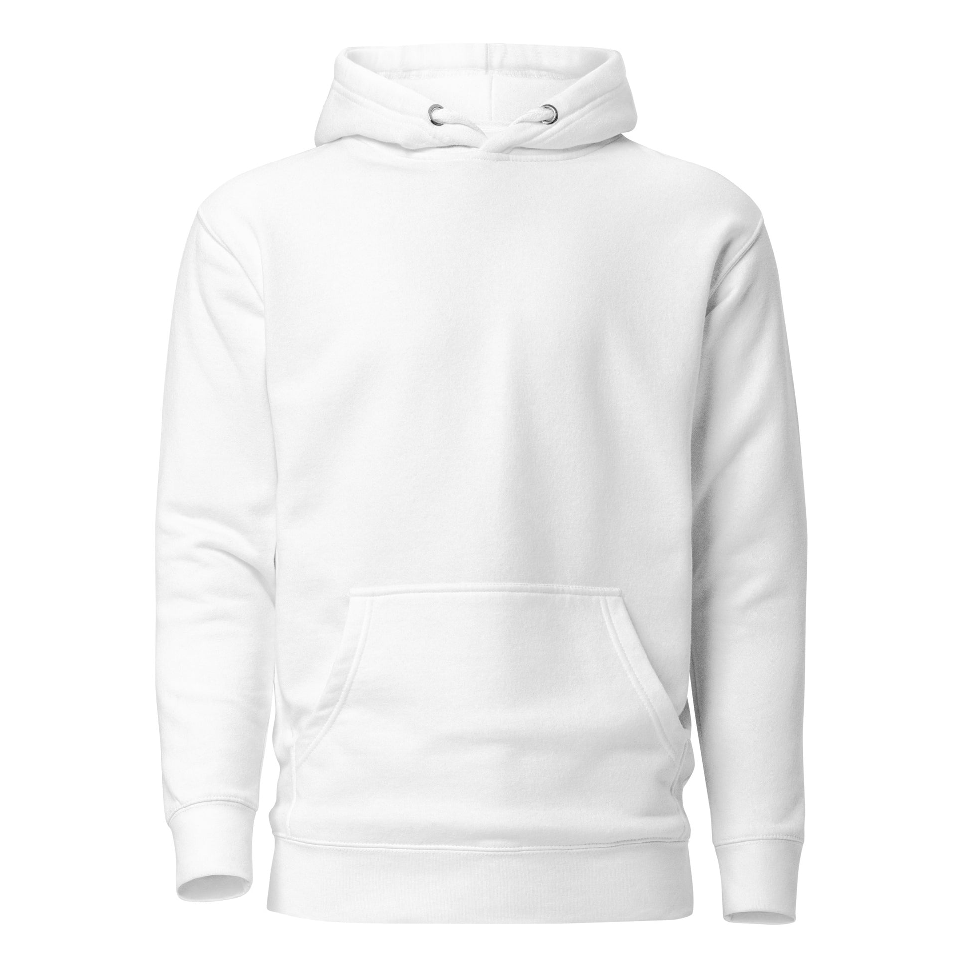 Product mockupSunny Days Surfer Series Hoodie in White.
