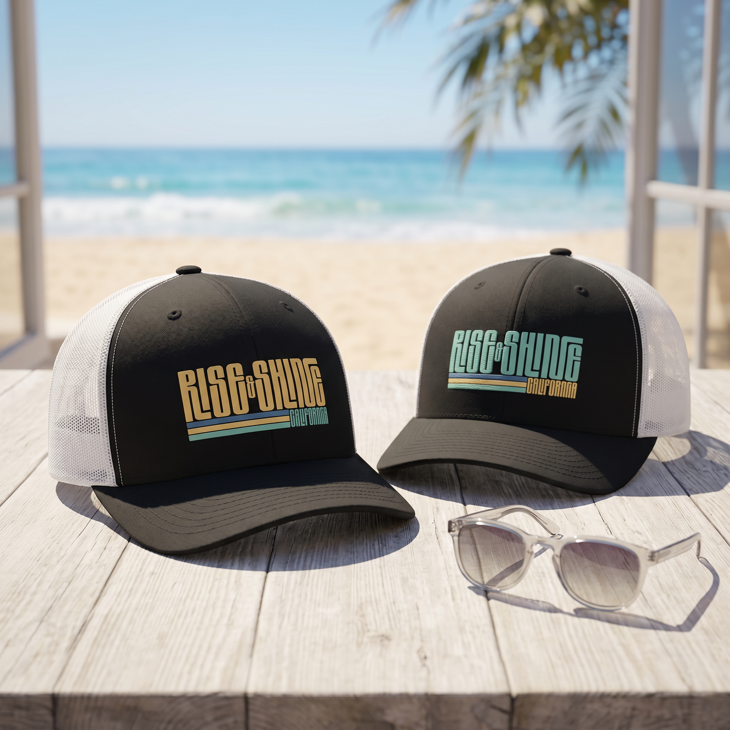 Rise & Shine Cali Trucker Cap - V4