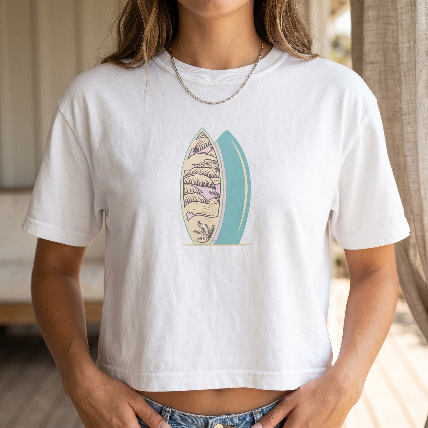 Surfboard Boxy Tee