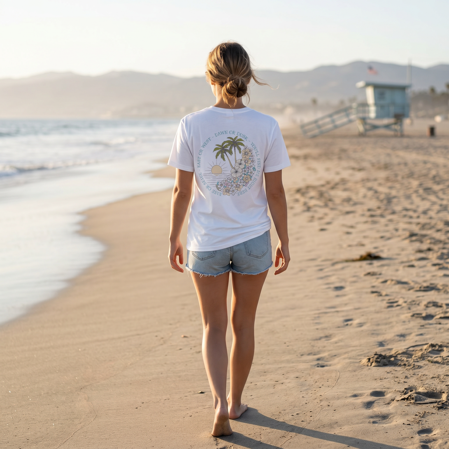 I'll Be Here Classic T-Shirt - Ocean Blues