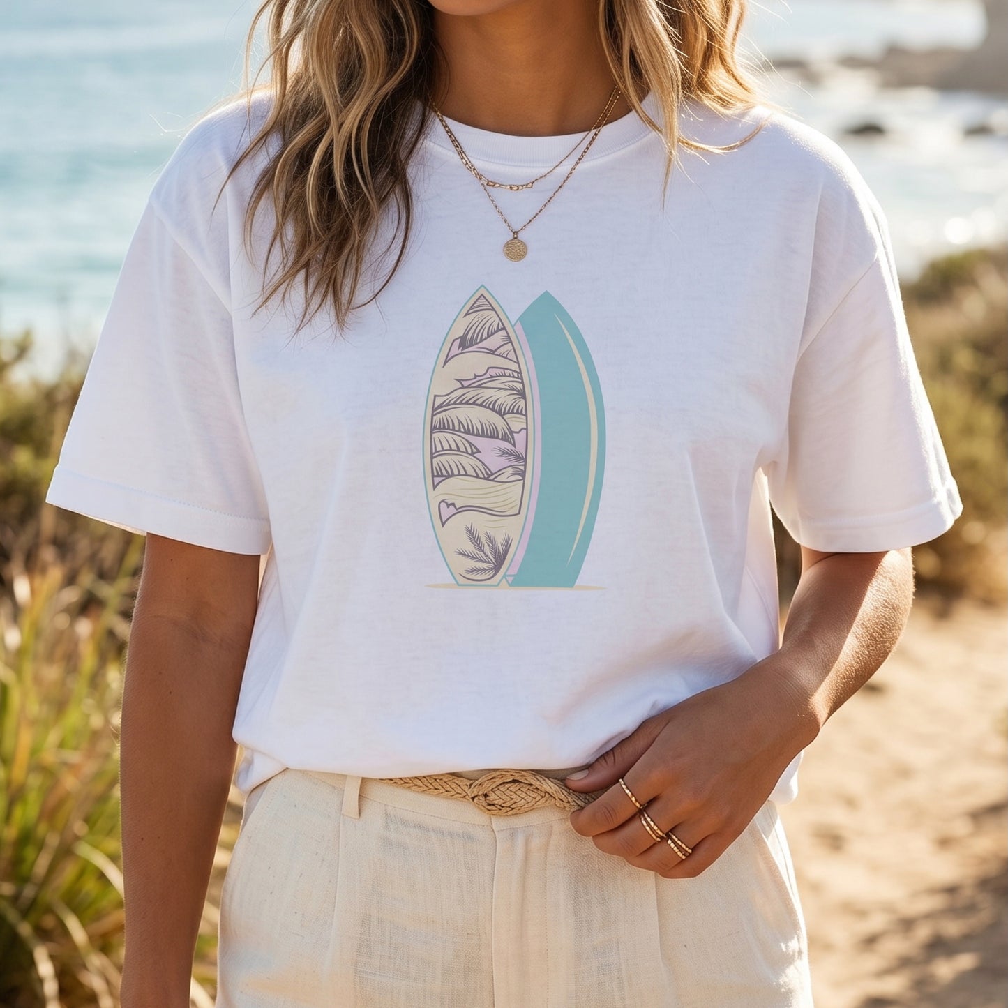 Surfboard Boxy Tee