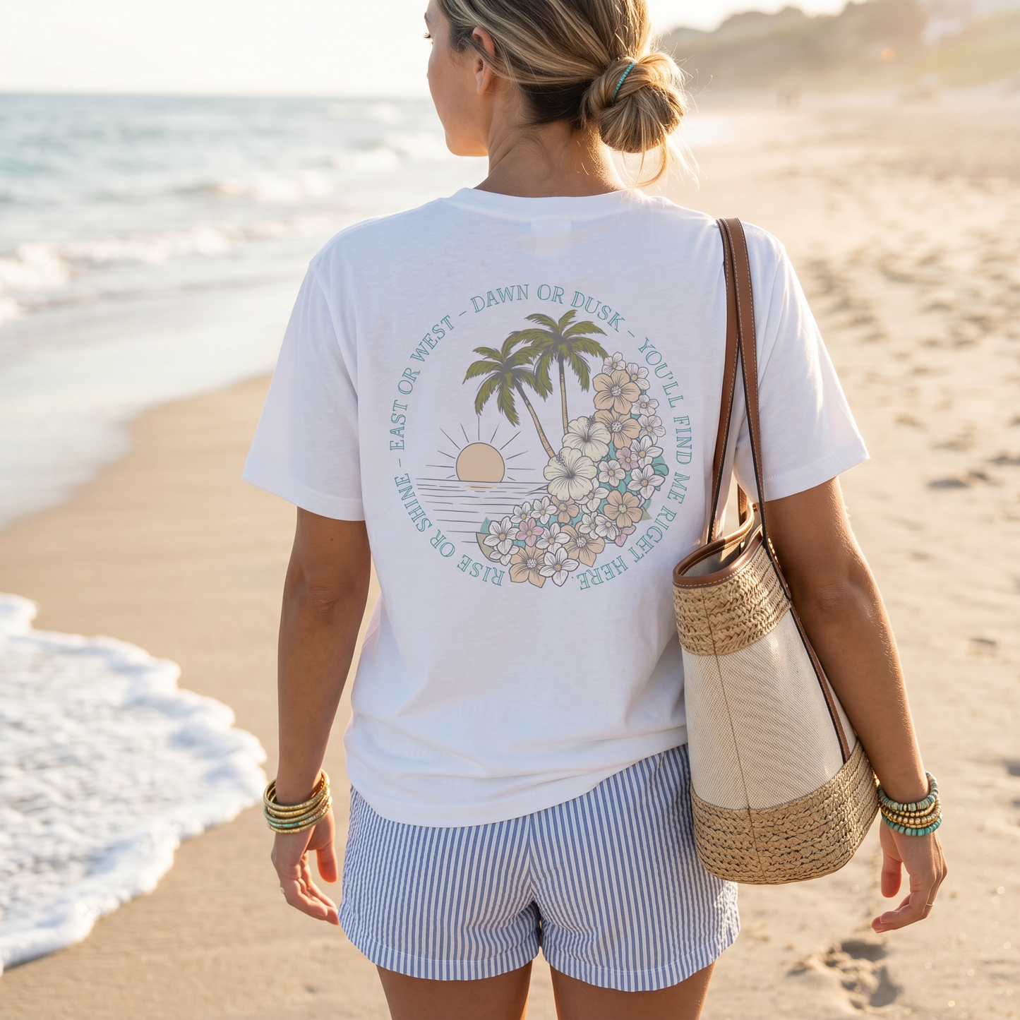 I'll Be Here Classic T-Shirt - Ocean Blues